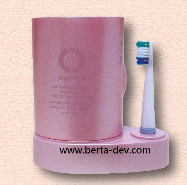Electric Toothbrush with UV Sanitizer Set Made in Korea